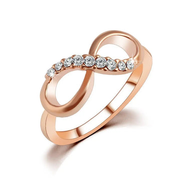 Sparkling Gold Dipped Infinity Ring-Your Soul Place